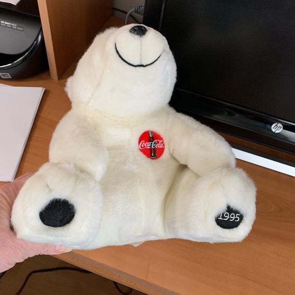 New with tags Coca Cola bear vintage collectible 1999 plush - Picture 3 of 5